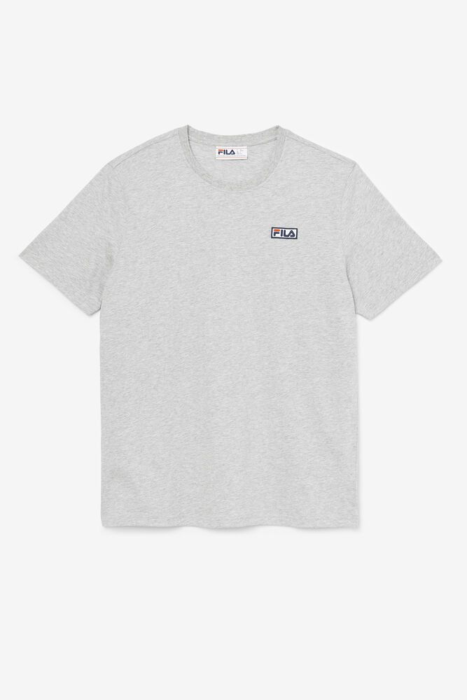 Fila T-Shirt Mens Grey Skylar - Ireland 57862-KYSR